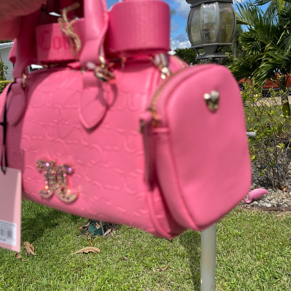 Juicy Couture Pink Satchel and Pouch Set - Picture 9 of 14